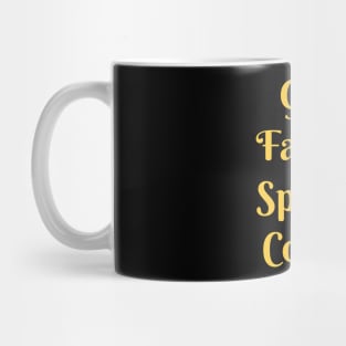 God, Family, Speech, Coffee Mug